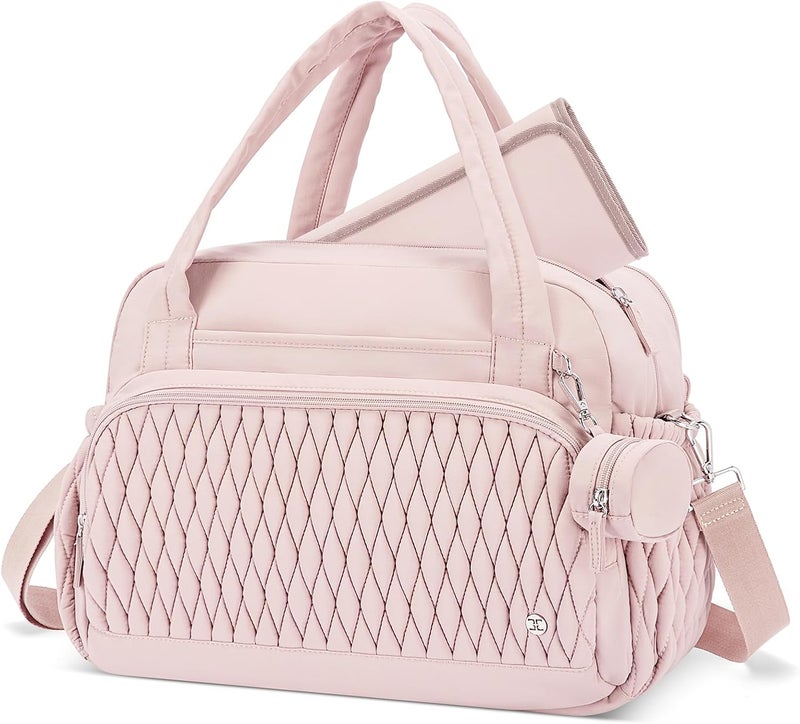 Telena Tote Diaper Bags, Travel Crossbody Large Capacity Hospital Bag for Women Labor Delivery with Pacifier Case - Image 1